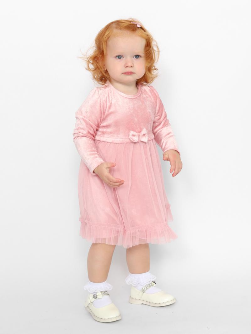 картинка Платье для девочки Cherubino CWNG 63630-27 Розовый от магазина детских товаров ALiSa