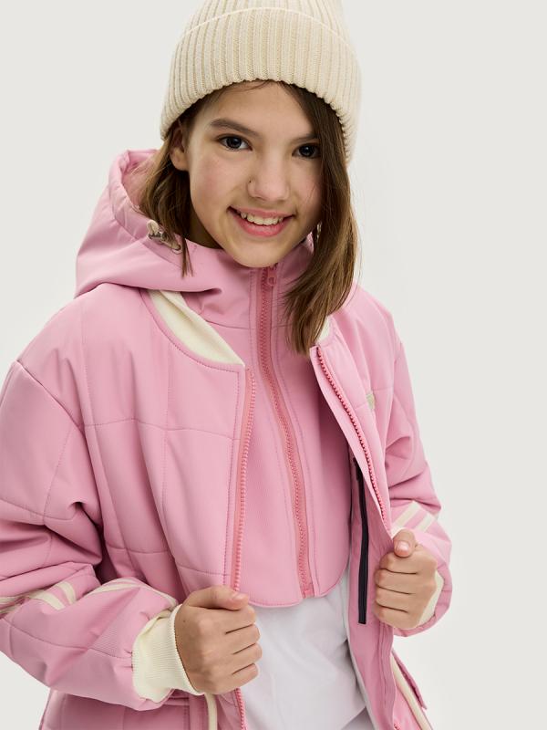 картинка Куртка утеплённая для девочки NIKASTYLE 4м5025 Роза от магазина детских товаров ALiSa