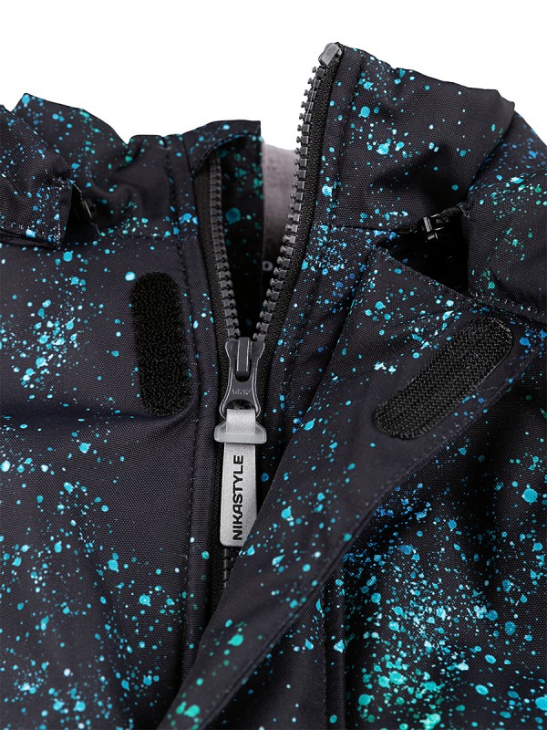 картинка Комплект зимний для мальчика NIKASTYLE 7з5924 Черный бирюза от магазина детских товаров ALiSa