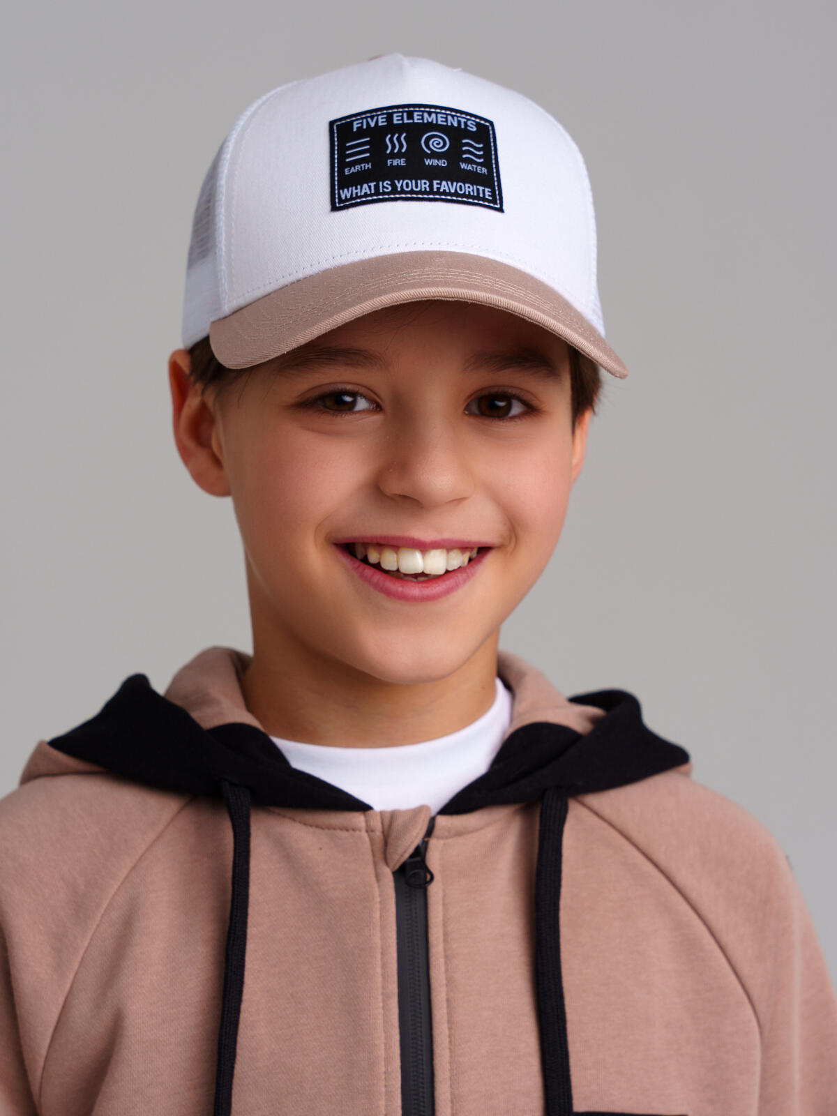 картинка Кепка текстильная для мальчикеа PL 12411245 Белый от магазина детских товаров ALiSa