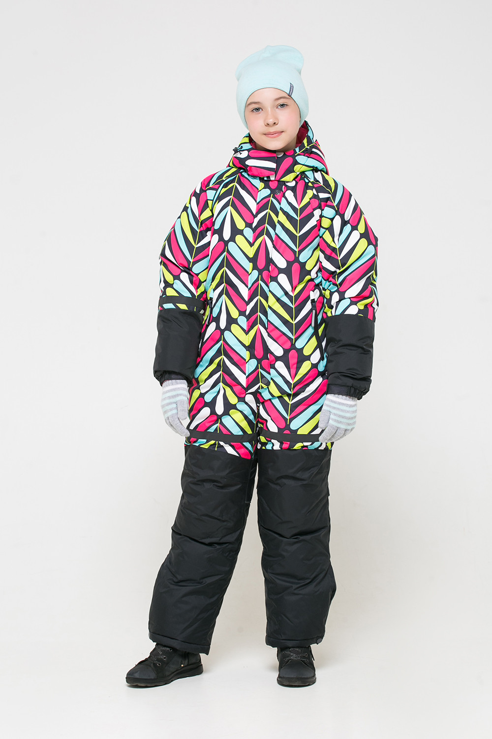 картинка Комбинезон зимний для девочки Crockid ВК 60030/н/1 ГР от магазина детских товаров ALiSa