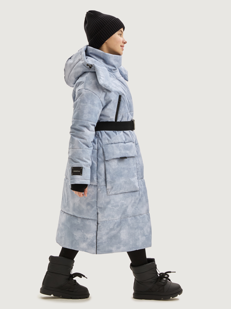 картинка Пальто для девочки NIKASTYLE 6з7425 Лед от магазина детских товаров ALiSa