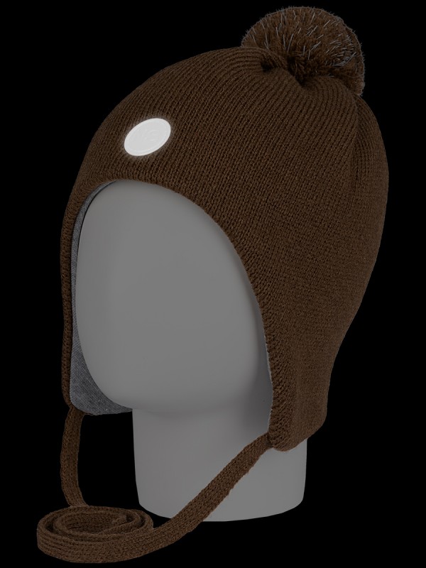 картинка Шапка утепленная для мальчика NIKASTYLE 11з15424 Орех от магазина детских товаров ALiSa