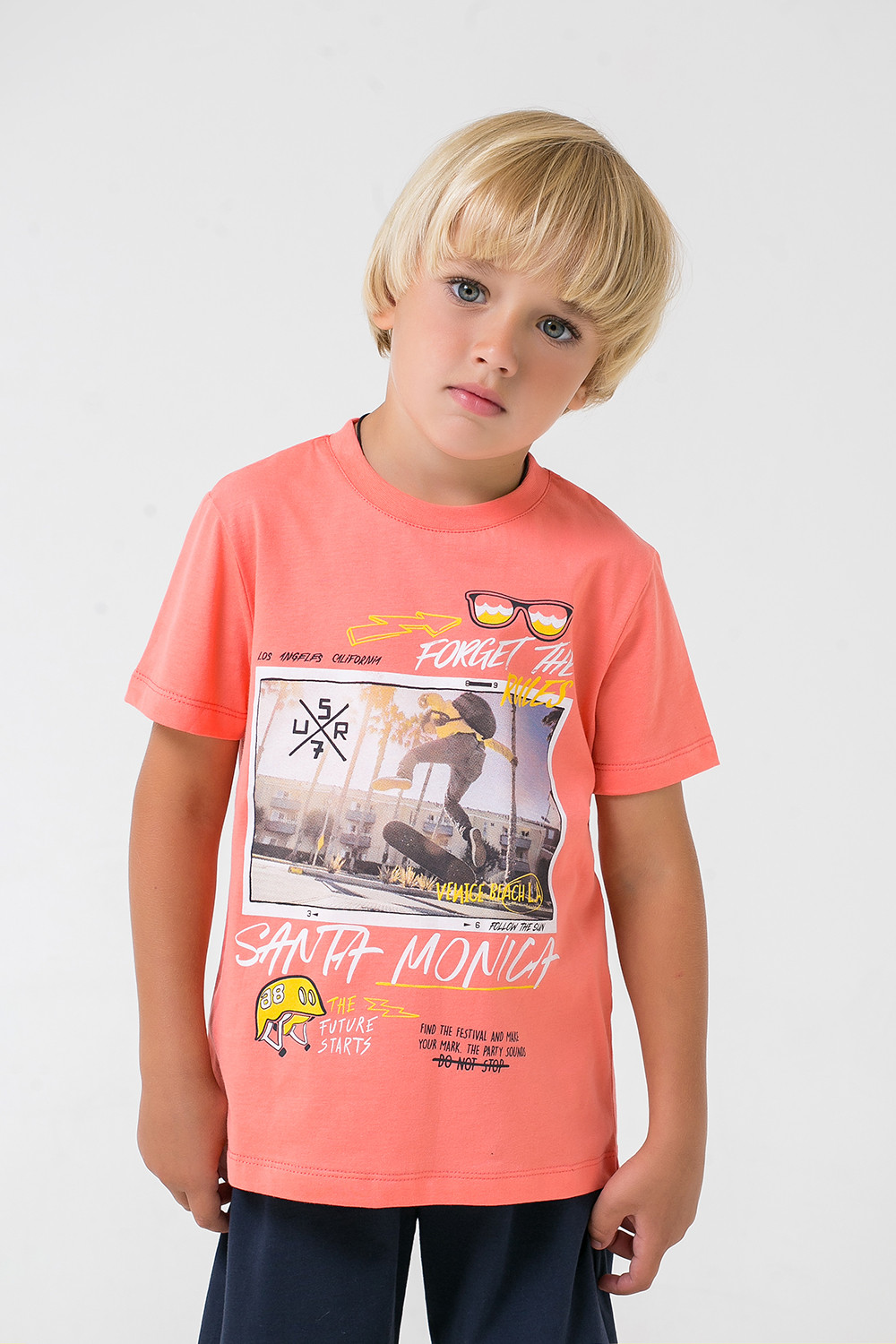 картинка Комплект для мальчика Crockid К 2756 коралл + индиго к1267 от магазина детских товаров ALiSa