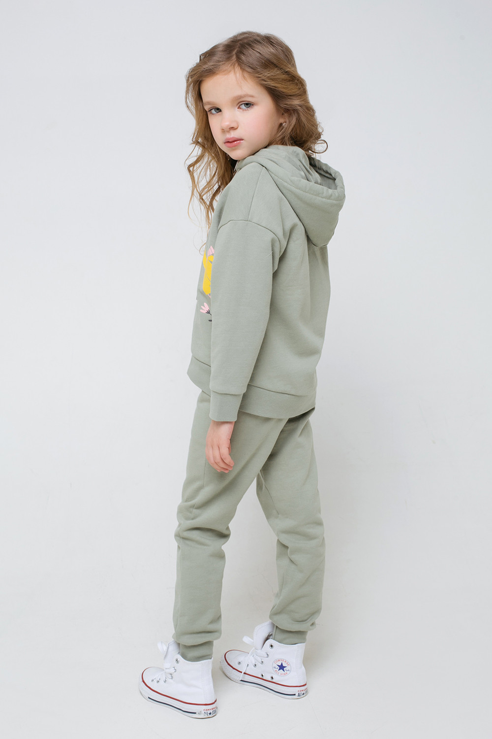 картинка Куртка для девочки Crockid КР 301456 оливковый хаки к299 от магазина детских товаров ALiSa