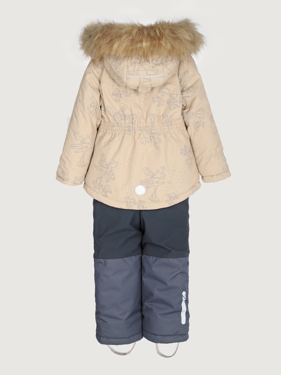 картинка Комплект для девочки NIKASTYLE 7з0825 Латте Серый от магазина детских товаров ALiSa