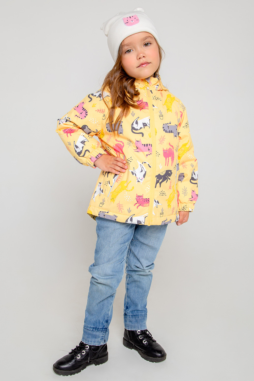картинка Куртка утепленная для девочки Crockid ВК 32120/н/2 ГР от магазина детских товаров ALiSa
