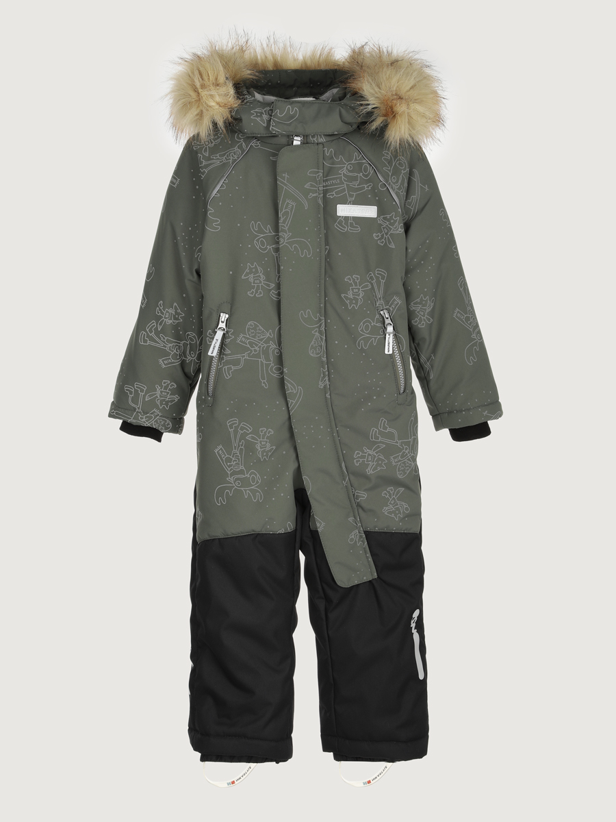 картинка Комбинезон для мальчика NIKASTYLE 8з0325 Хаки Черный от магазина детских товаров ALiSa