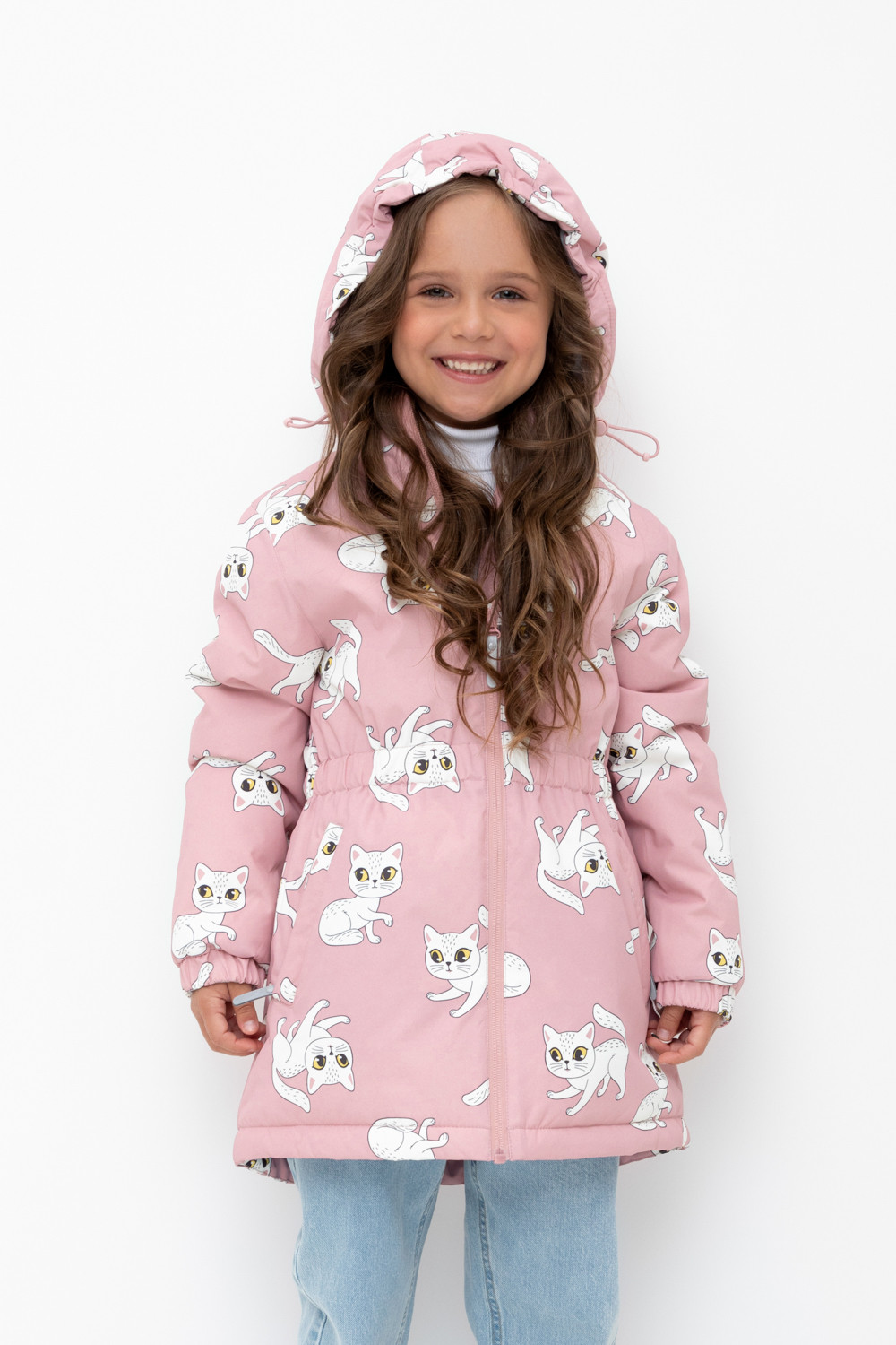 картинка Куртка зимняя для девочки Crockid ВК 38075/н/1 ГР от магазина детских товаров ALiSa