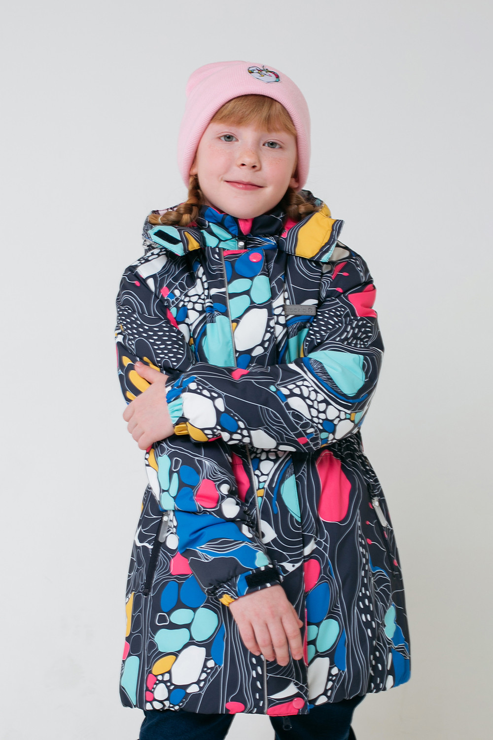 картинка Куртка зимняя для девочек Crockid ВК 38062/н/2 ГР от магазина детских товаров ALiSa