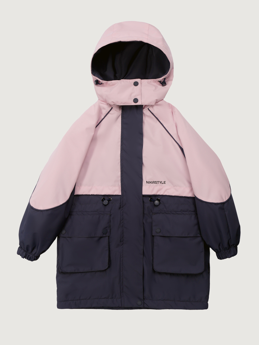 картинка Парка утеплённая для девочки NIKASTYLE 5м3425 Сакура Графит от магазина детских товаров ALiSa