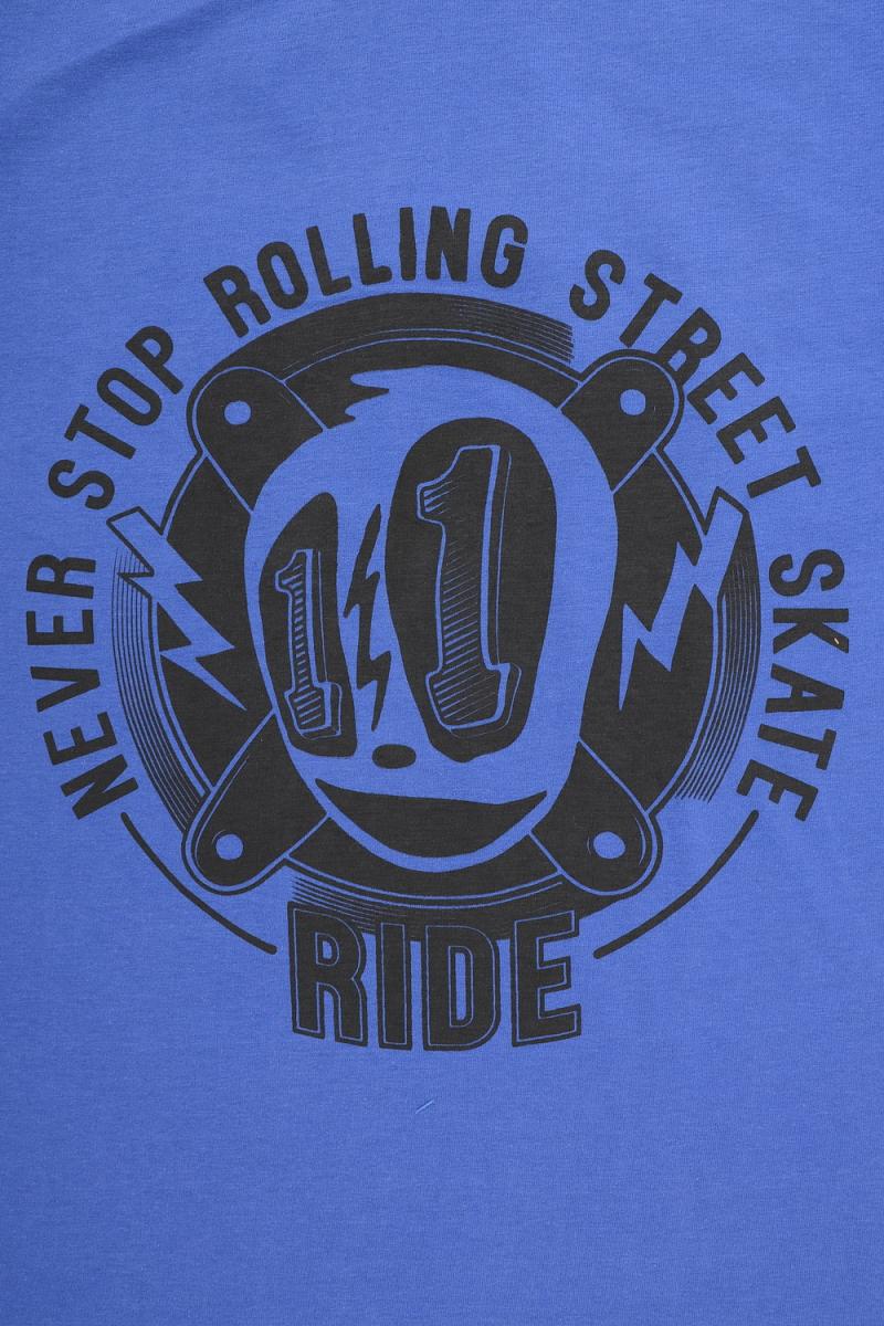 картинка Футболка для мальчика КБ 302137 синий электрик от магазина детских товаров ALiSa