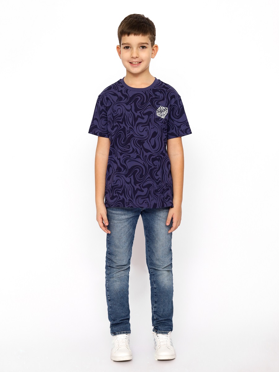 картинка Футболка для мальчика CWJB 63344-41-341 Темно-синий от магазина детских товаров ALiSa