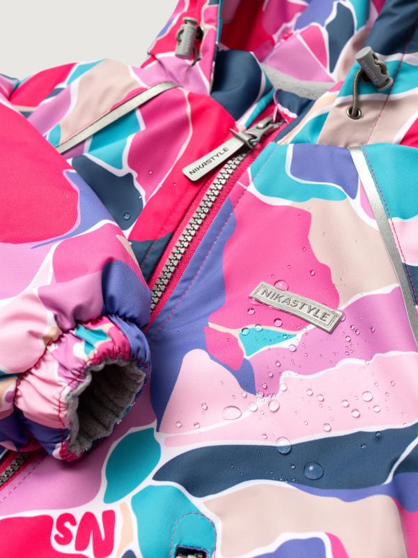 картинка Комбинезон утеплённый для девочки NIKASTYLE 8м1025 Ягода черный от магазина детских товаров ALiSa