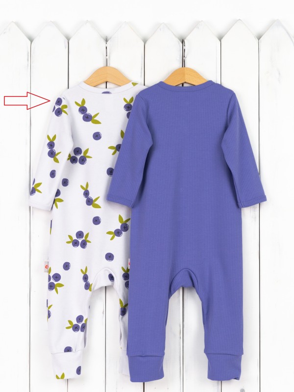 картинка Комбинезон на манжете Baby Boom НК1/10-И я727 Голубика от магазина детских товаров ALiSa