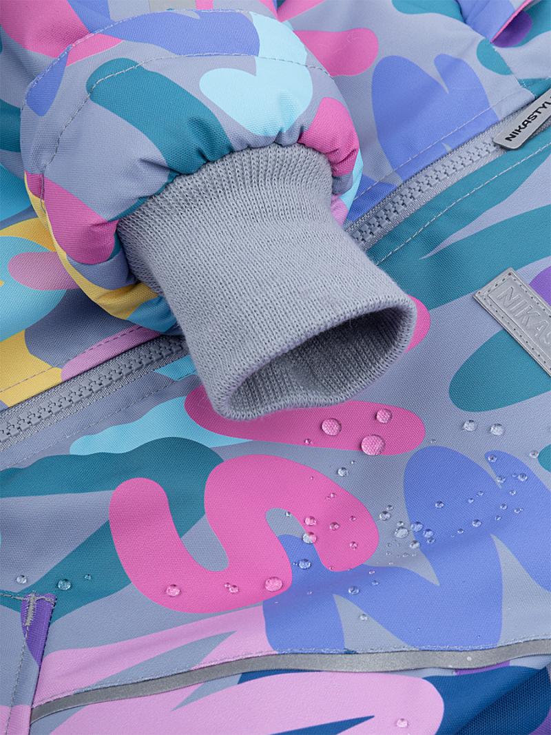 картинка Комплект утепленный для девочки NIKASTYLE 7м0824 розовый серый от магазина детских товаров ALiSa