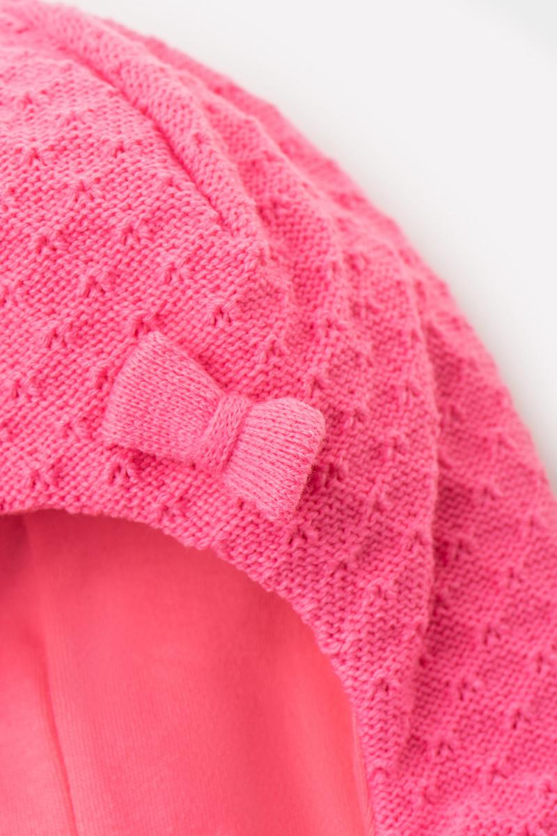 картинка Шапка-шлем для девочки Crockid КВ 20338 насыщенный коралл от магазина детских товаров ALiSa
