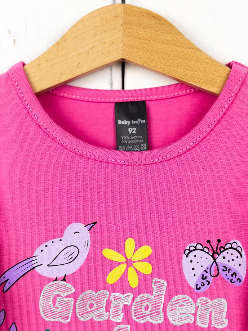 картинка Лонгслив для девочки Baby Boom Ф133/1-К Фуксия Б111 от магазина детских товаров ALiSa