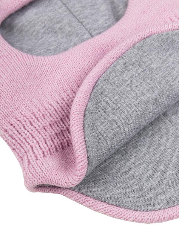 картинка Балаклава утепленная для девочки NIKASTYLE 10з15225 Светлая роза от магазина детских товаров ALiSa