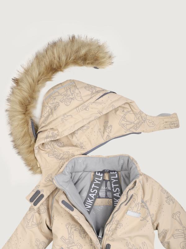 картинка Комплект для девочки NIKASTYLE 7з0825 Латте Серый от магазина детских товаров ALiSa