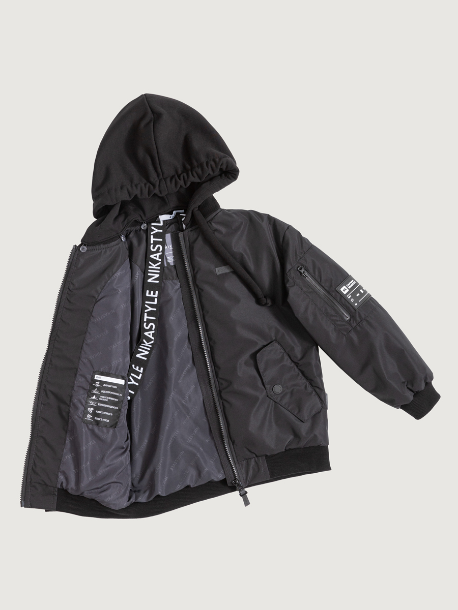 картинка Куртка утеплённая NIKASTYLE 4м4225 Черный от магазина детских товаров ALiSa