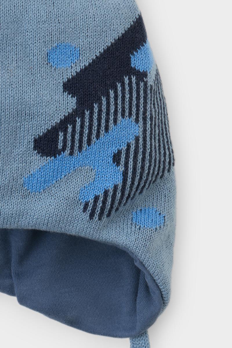 картинка Шапка для мальчика Crockid КВ 20355 пудрово-синий от магазина детских товаров ALiSa