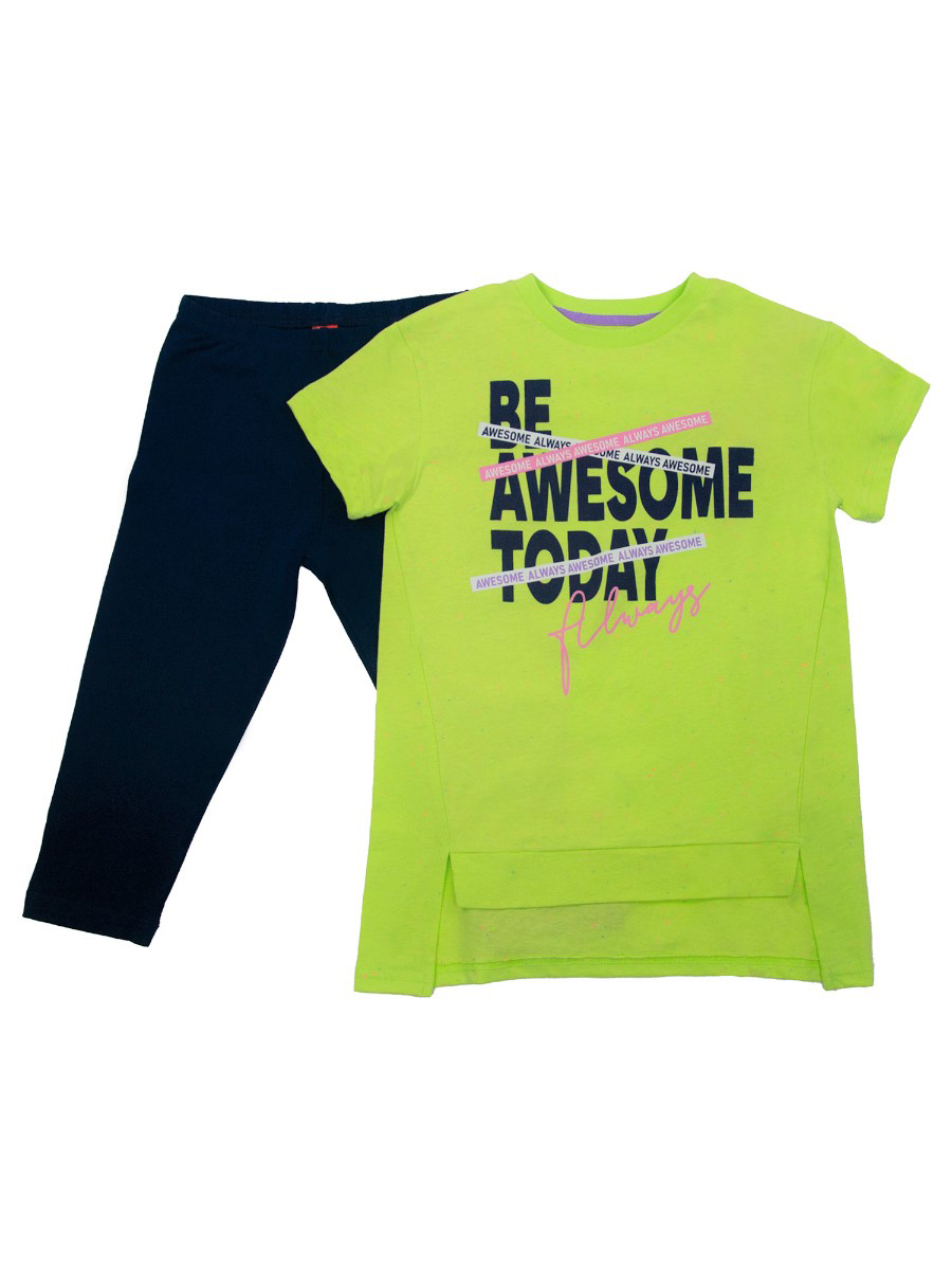 картинка Комплект для девочки CSJG 90104-36-322 Лайм от магазина детских товаров ALiSa