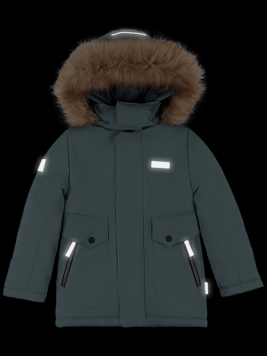 картинка Куртка зимняя для мальчика NIKASTYLE 4з3324 Эвкалипт от магазина детских товаров ALiSa