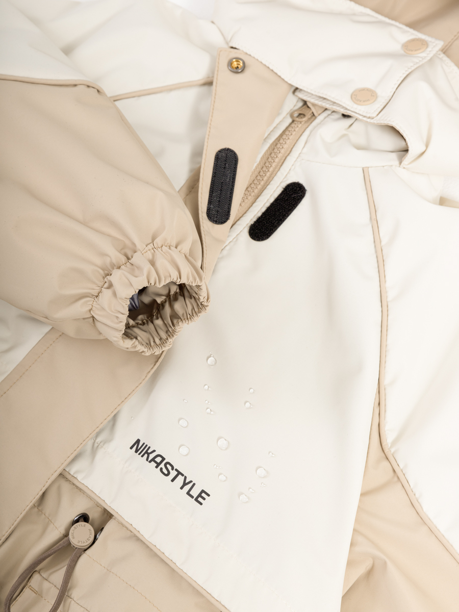 картинка Парка утеплённая для девочки NIKASTYLE 5м3425 Кешью латте от магазина детских товаров ALiSa