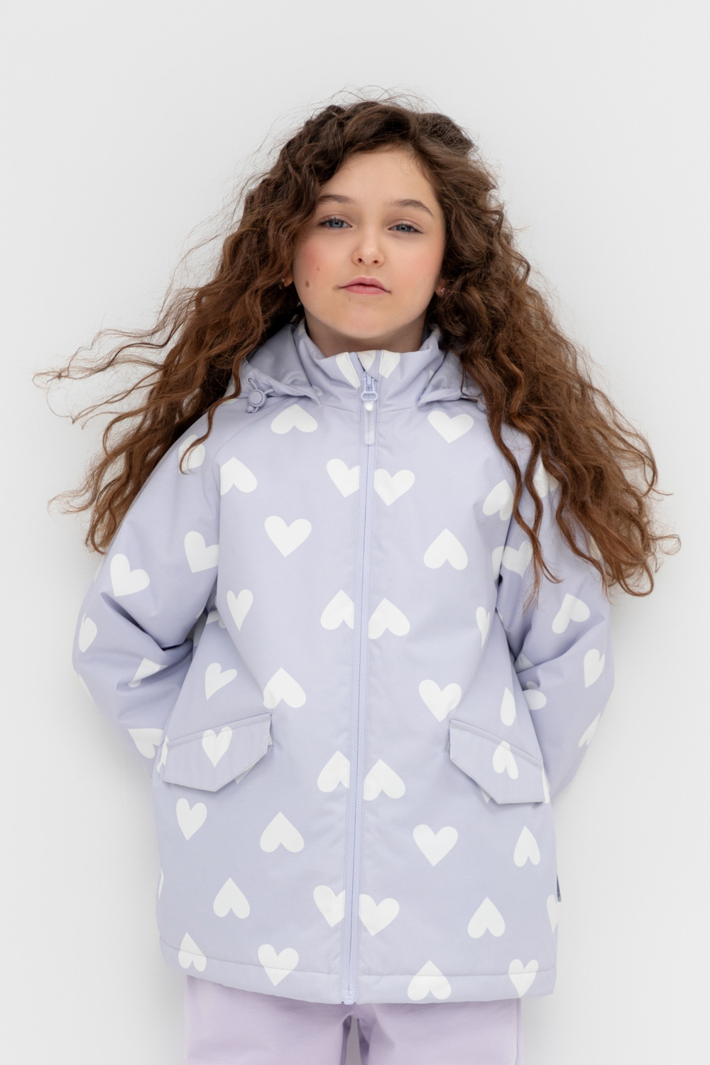 картинка Куртка утепленная для девочки Crockid ВК 32168/н/1 ГР от магазина детских товаров ALiSa