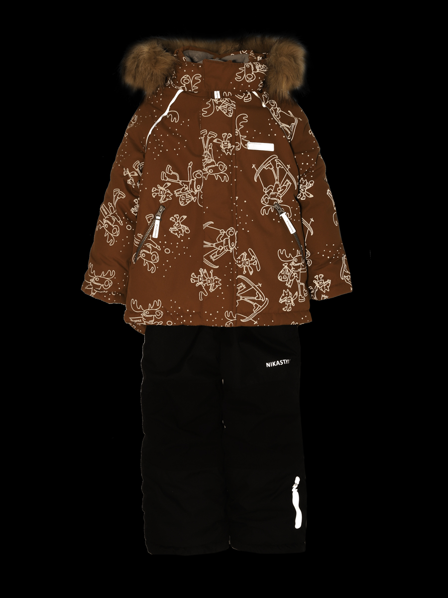 картинка Комплект для мальчика NIKASTYLE 7з0725 Кэмел черный от магазина детских товаров ALiSa