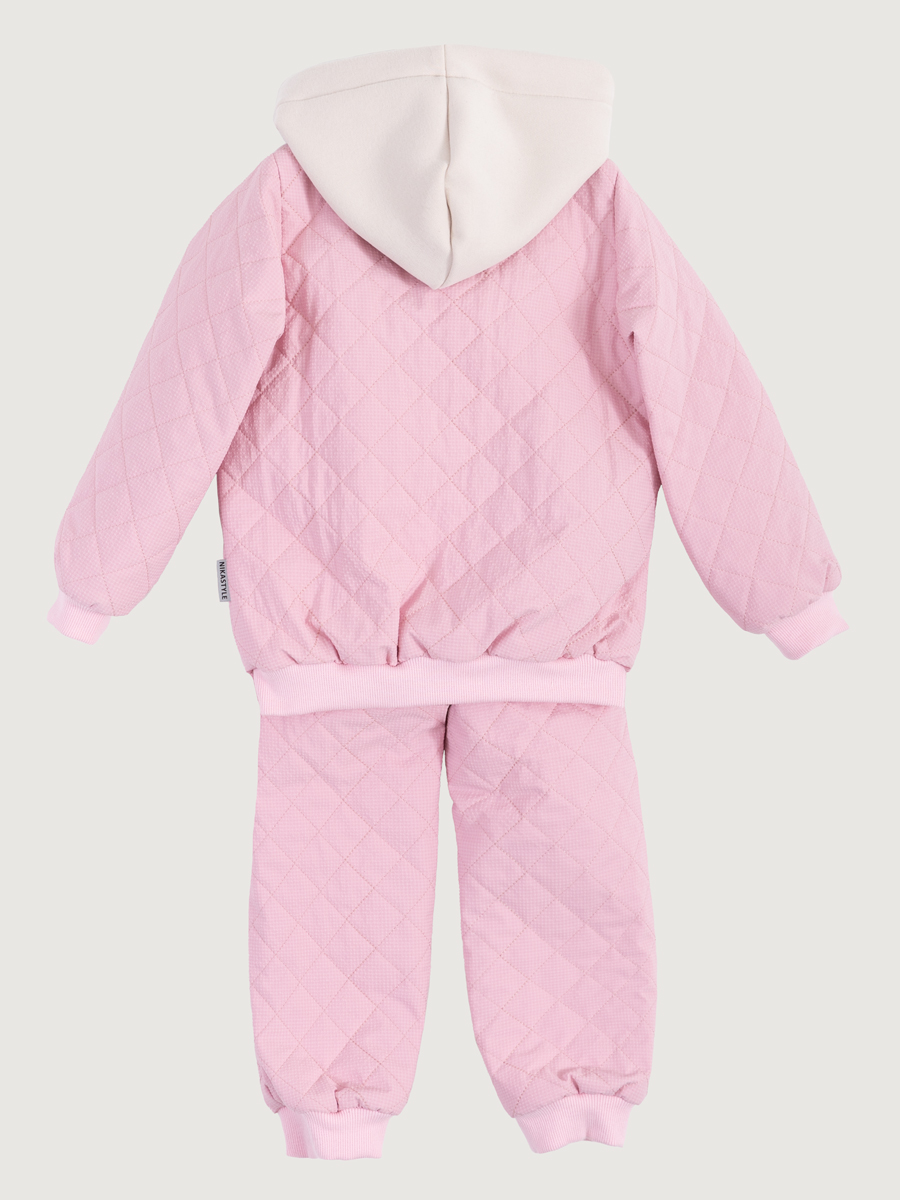 картинка Комплект утеплённый для девочки NIKASTYLE 7м9725 Пудра от магазина детских товаров ALiSa