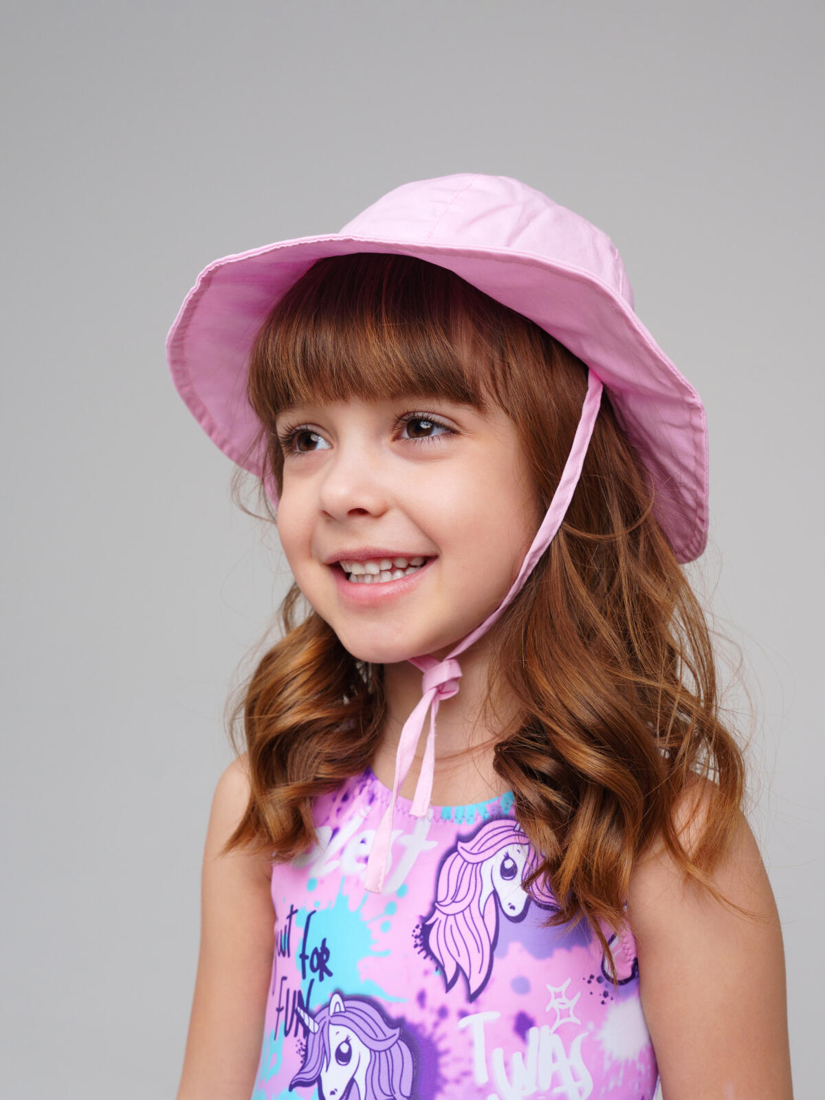 картинка Панама текстильная для девочки PL 12522067 Светло-розовый от магазина детских товаров ALiSa