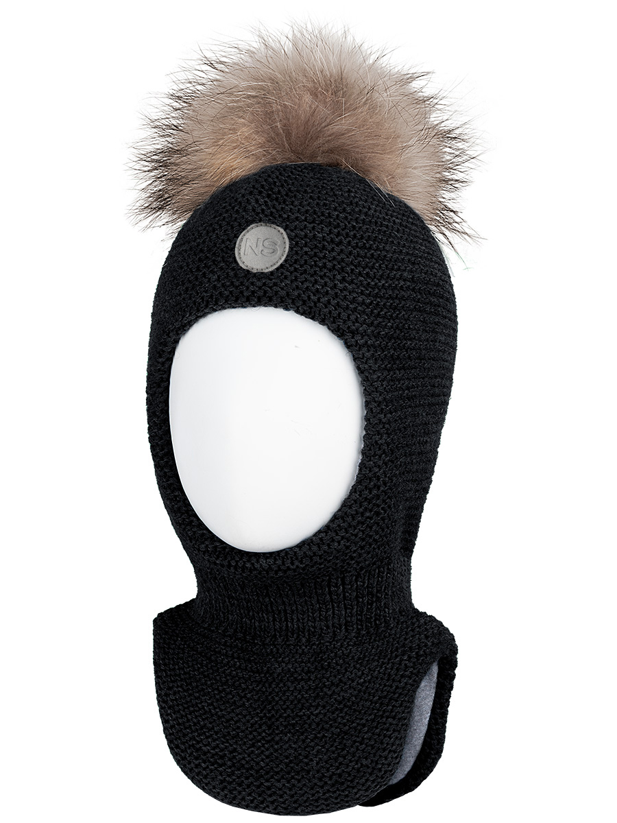 картинка Балаклава утепленная NIKASTYLE 10з15325 Черный от магазина детских товаров ALiSa
