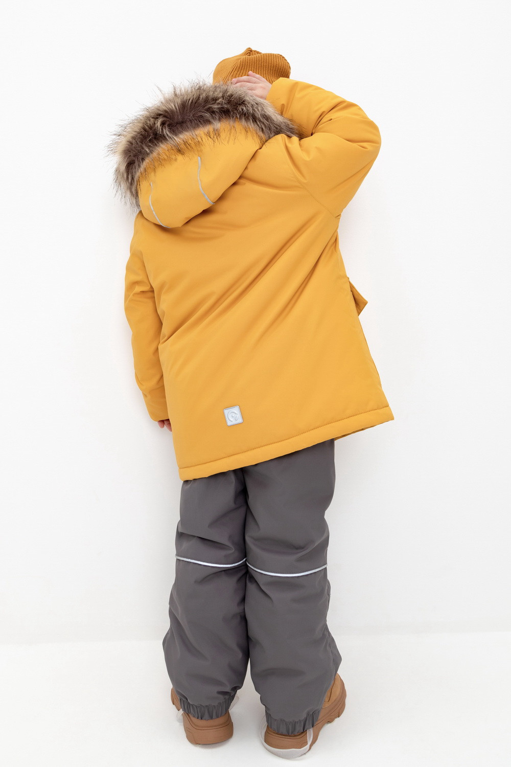 картинка Куртка зимняя для мальчика Crockid ВК 36092/2 ГР от магазина детских товаров ALiSa