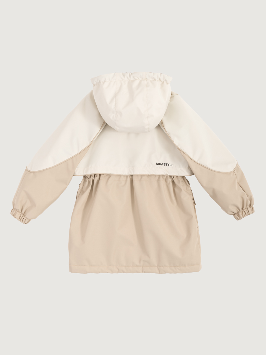 картинка Парка утеплённая для девочки NIKASTYLE 5м3425 Кешью латте от магазина детских товаров ALiSa