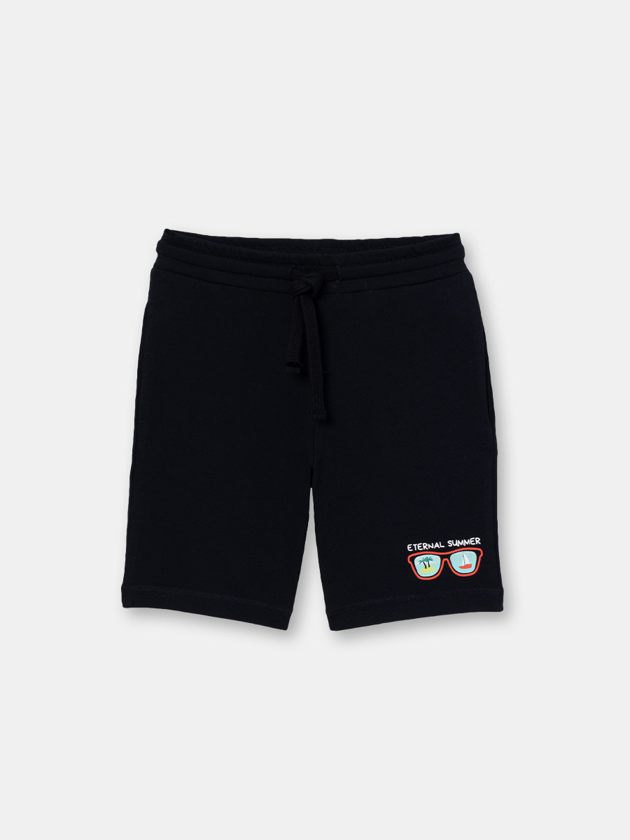 картинка Шорты для мальчика CSKB 70202-22-315 Черный от магазина детских товаров ALiSa