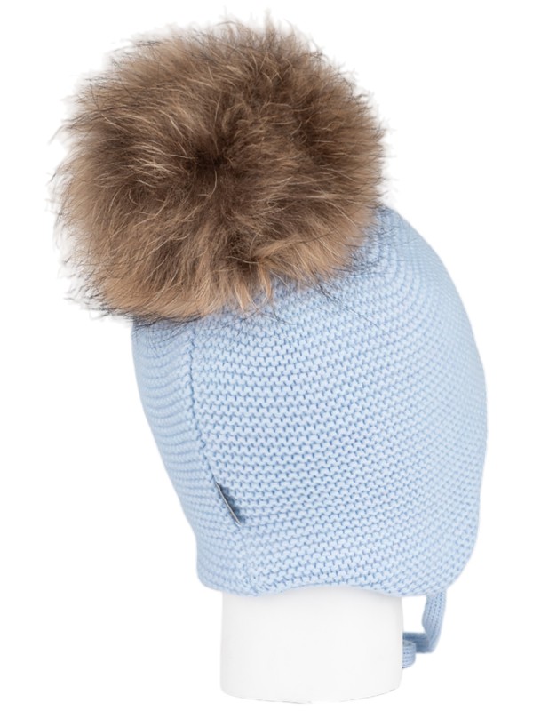 картинка Шапка утепленная NIKASTYLE 11з15524 Небесный от магазина детских товаров ALiSa