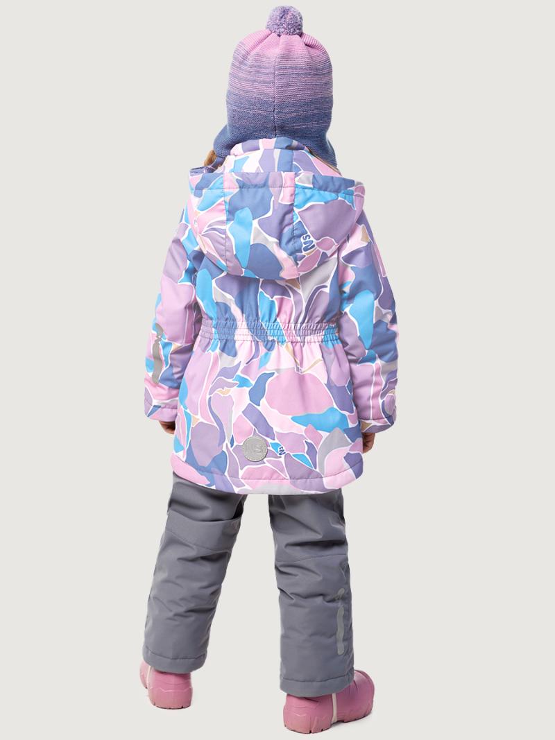 картинка Комплект утеплённый для девочки NIKASTYLE 7м1425 Розовый серый от магазина детских товаров ALiSa