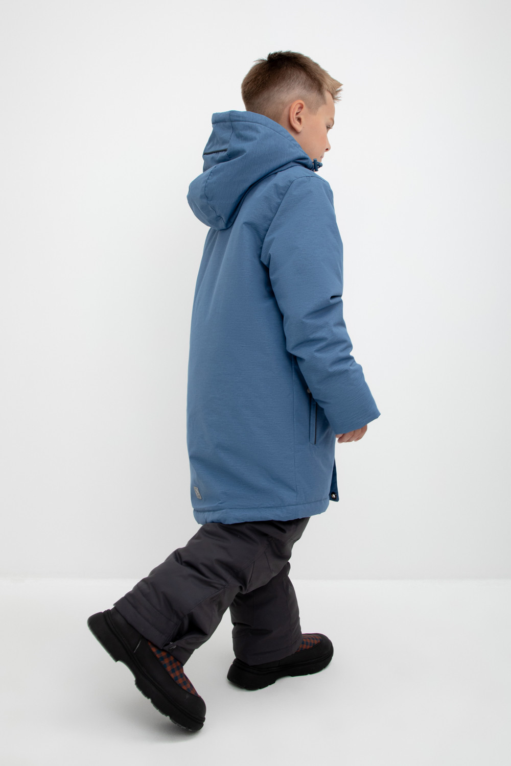 картинка Пальто зимнее для мальчика Crockid ВК 36097/3 ГР от магазина детских товаров ALiSa