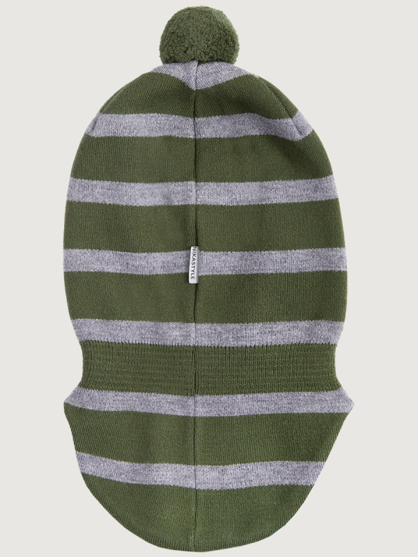 картинка Балаклава для мальчика NIKASTYLE 10м10125 Хаки серый от магазина детских товаров ALiSa