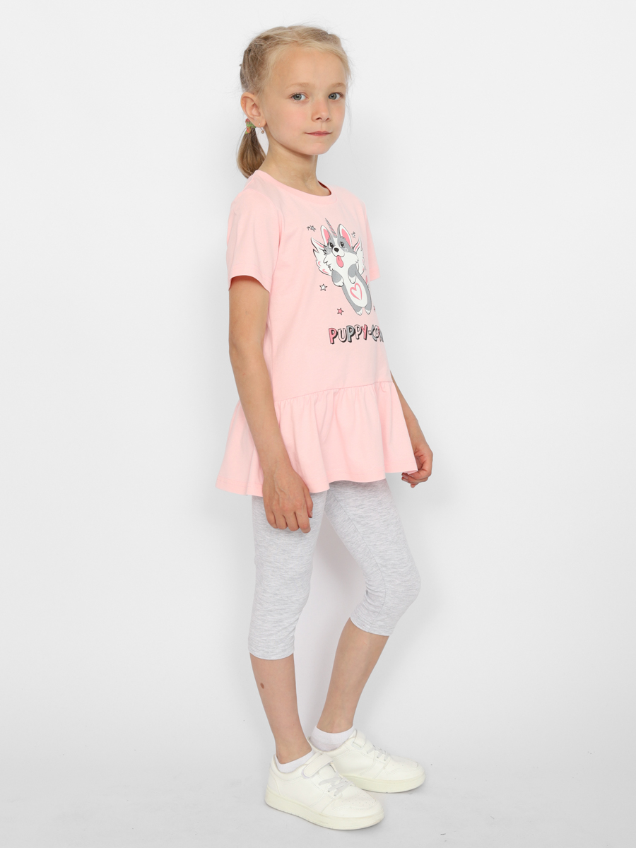 картинка Футболка для девочки Cherubino CWKG 63402-27 Розовый от магазина детских товаров ALiSa