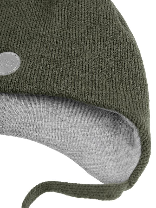 картинка Шапка утепленная для мальчика NIKASTYLE 11з15425 Полынь от магазина детских товаров ALiSa