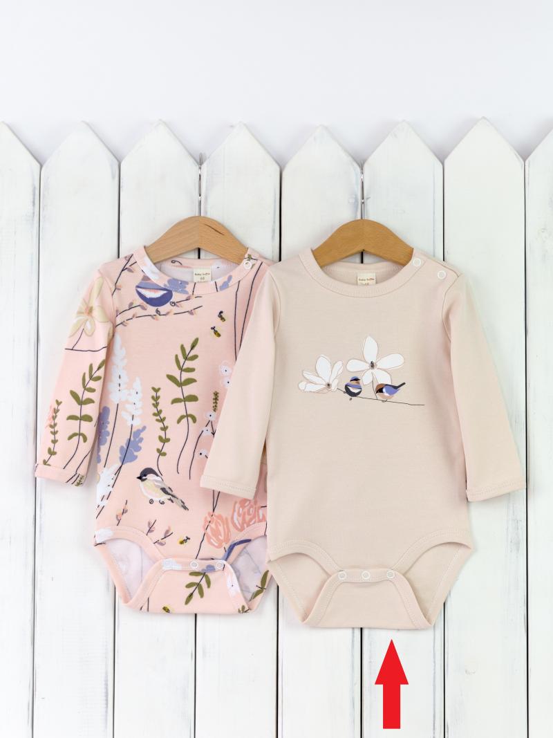 картинка Боди для девочки Baby Boom НБ1/9-И Бежевый от магазина детских товаров ALiSa