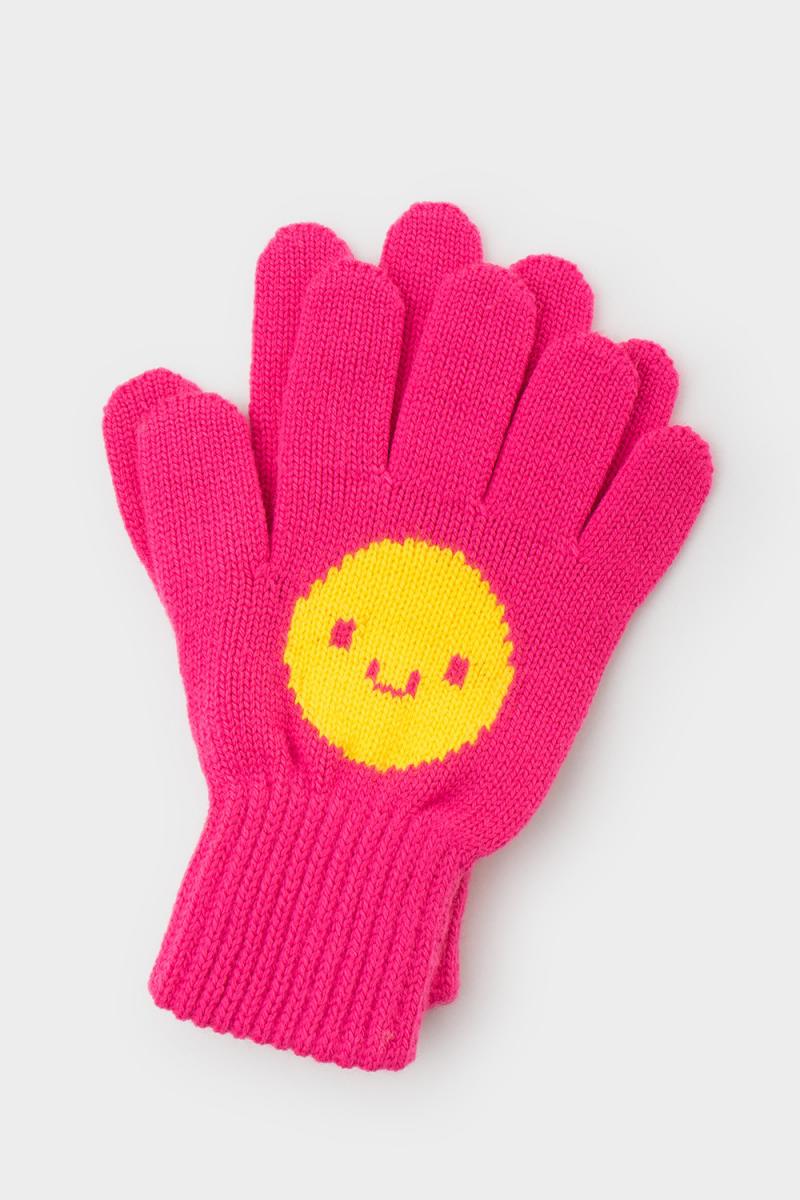 картинка Перчатки для девочки Crockid КВ 10015 насыщенно-розовый от магазина детских товаров ALiSa
