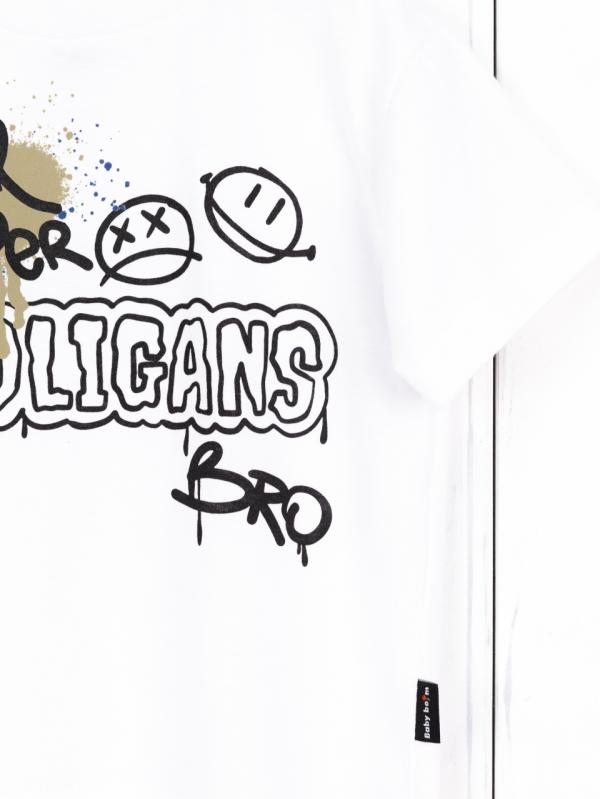 картинка Футболка для мальчика Baby Boom Ф136/4-К Белый Б120 от магазина детских товаров ALiSa