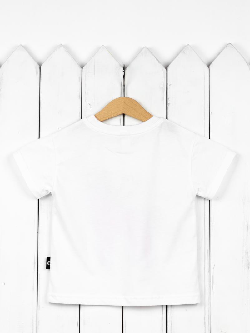 картинка Футболка для девочки Baby Boom Ф122/1-К Белый Б108 от магазина детских товаров ALiSa