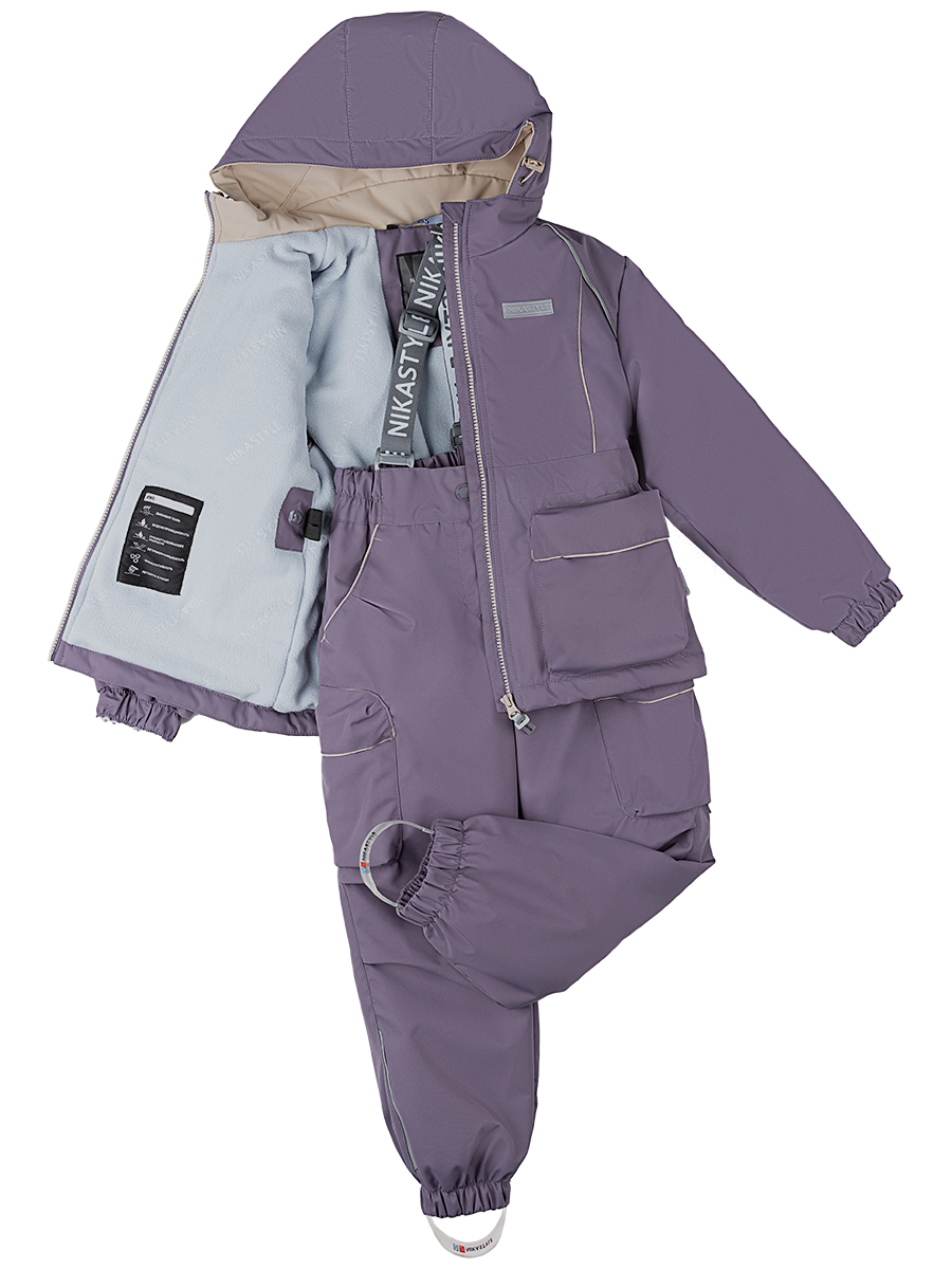 картинка Комплект утепленный для девочки NIKASTYLE 7м2424 инжир латте от магазина детских товаров ALiSa