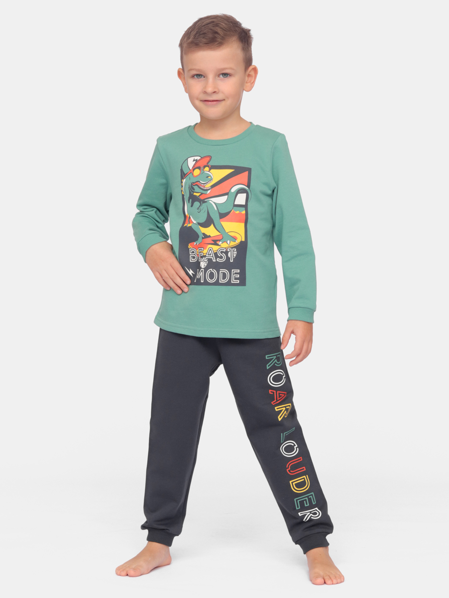 картинка Пижама для мальчика CSKB 50079-35 Хаки от магазина детских товаров ALiSa