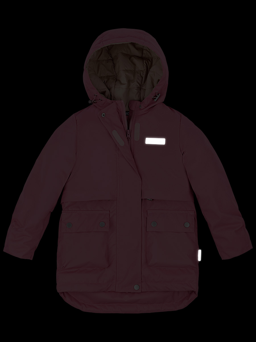 картинка Куртка утепленная для девочки NIKASTYLE 4м3424 лосось от магазина детских товаров ALiSa
